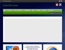 Tablet Screenshot of fredvanliew.com